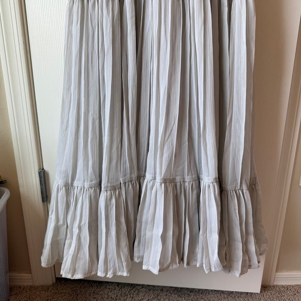 Free People Beaded Maxi Dress in Light Blue and Purple - Picture 5 of 15